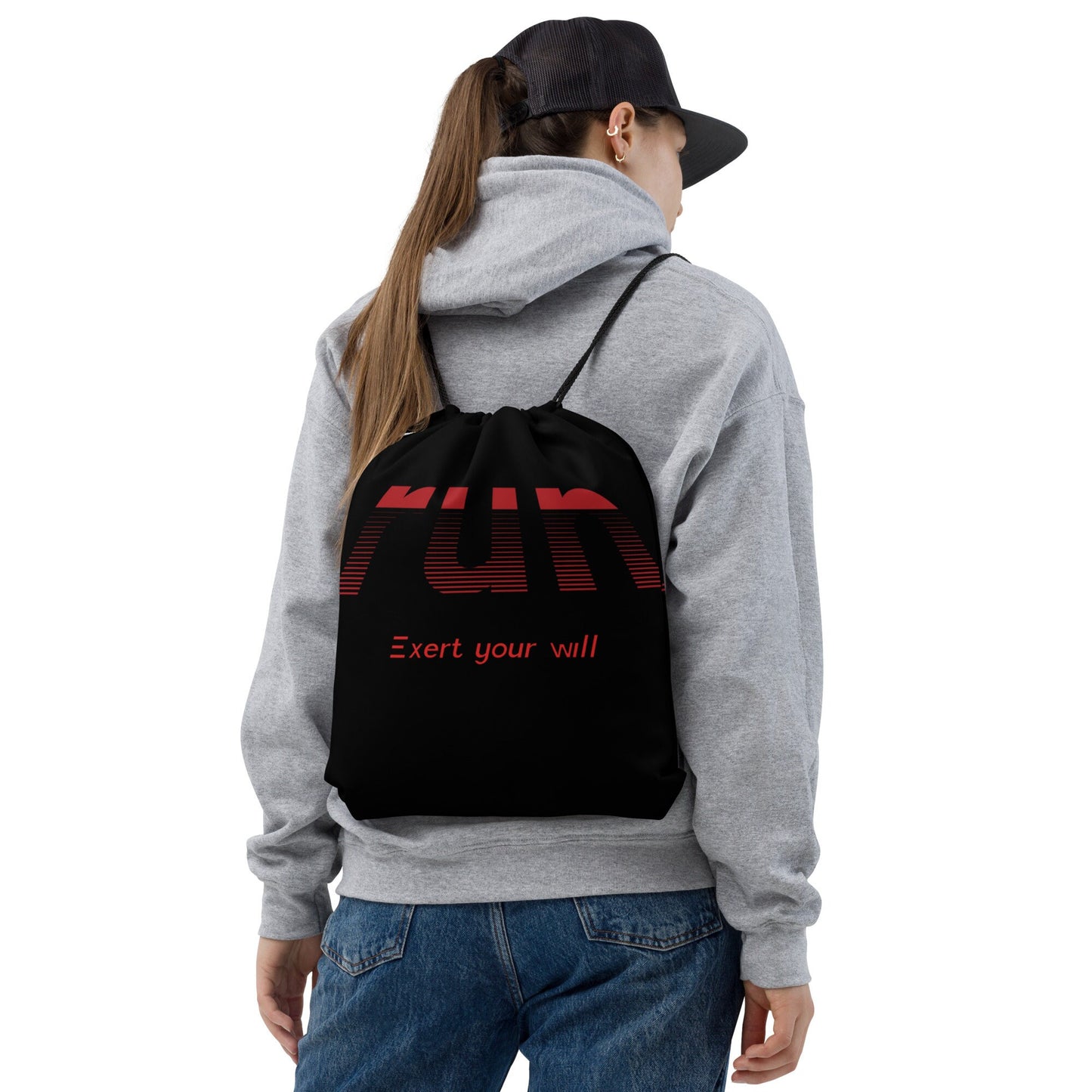 Drawstring bags for running