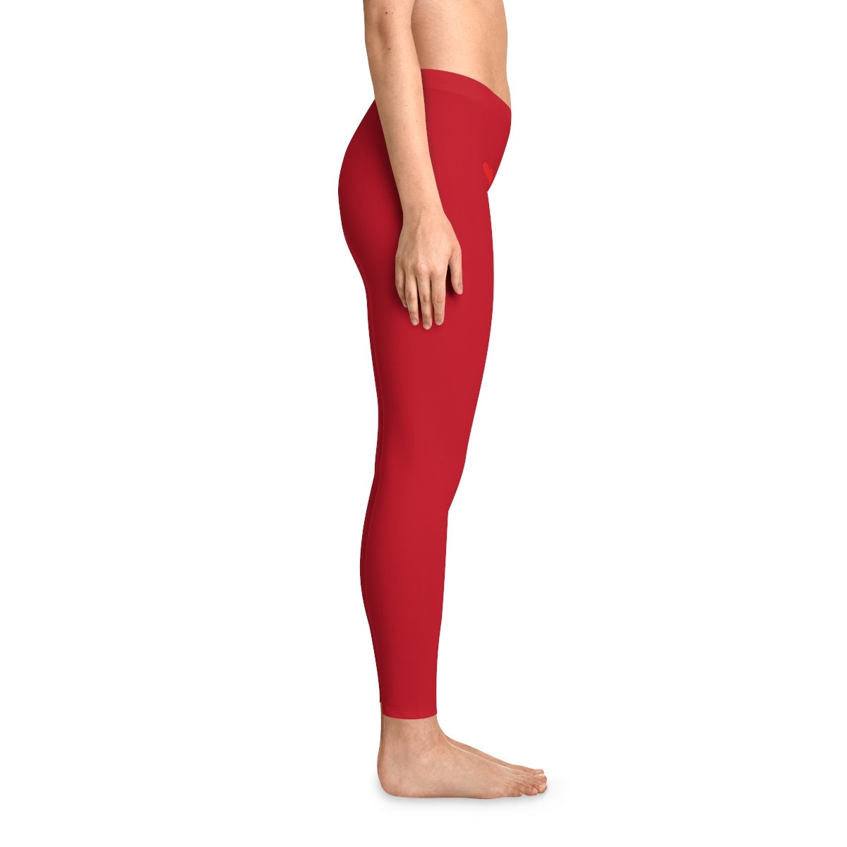 Stretchy Red Leggings