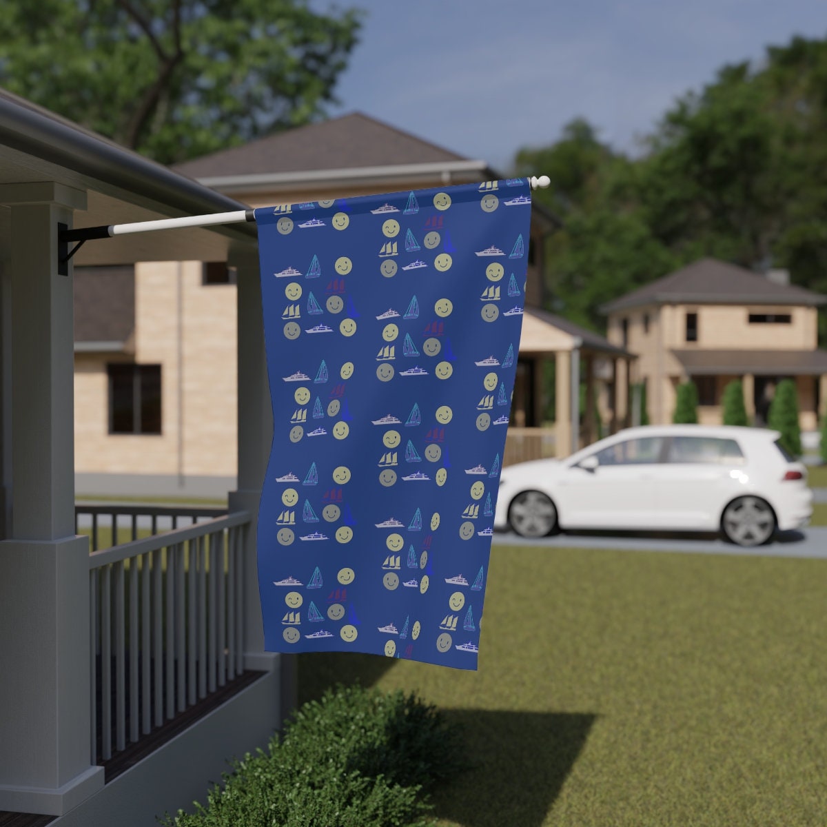 House and Boat Flags