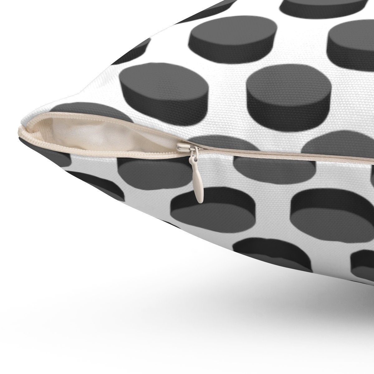 Spun Polyester Square Hockey Pillows