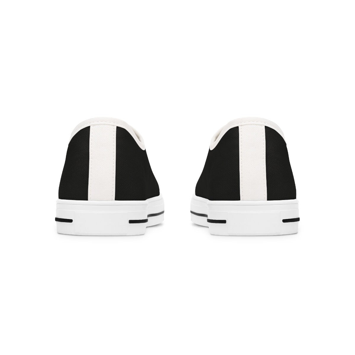 Women's Low Top Black Sneakers