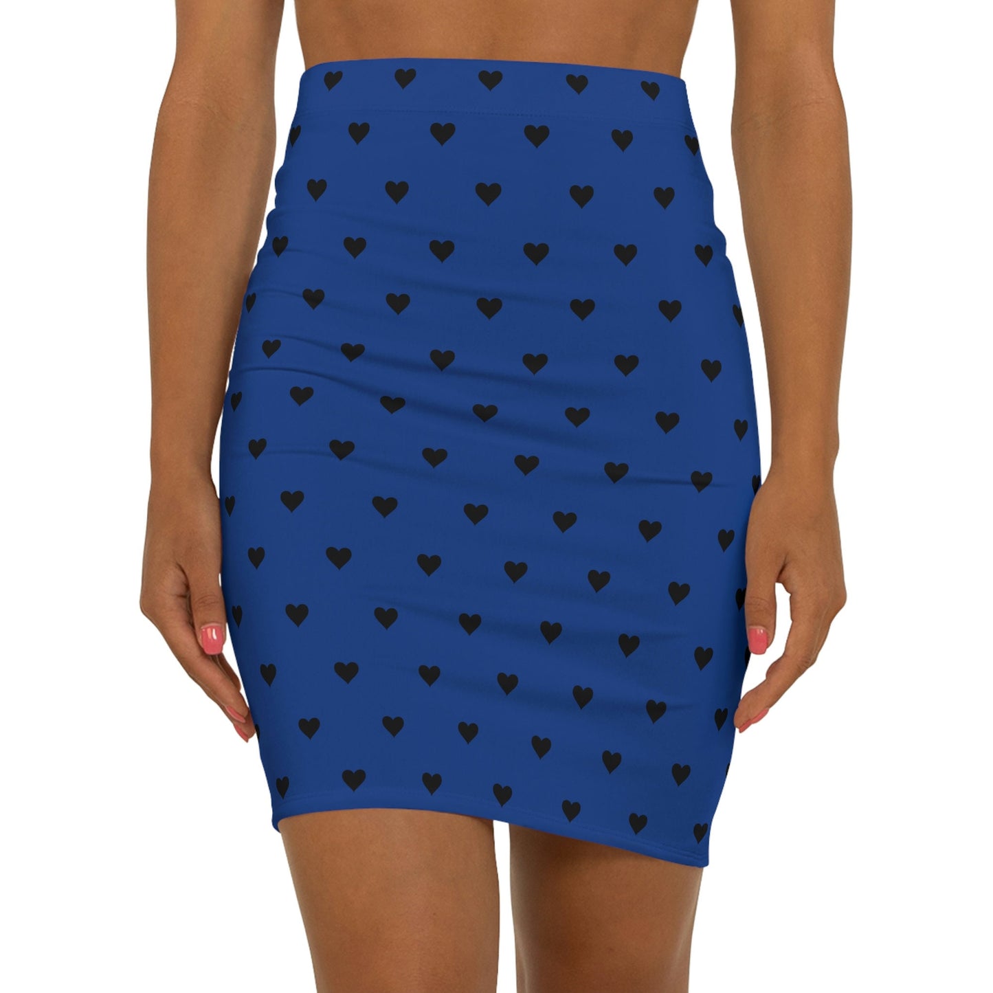 Women's Blue Mini Skirt