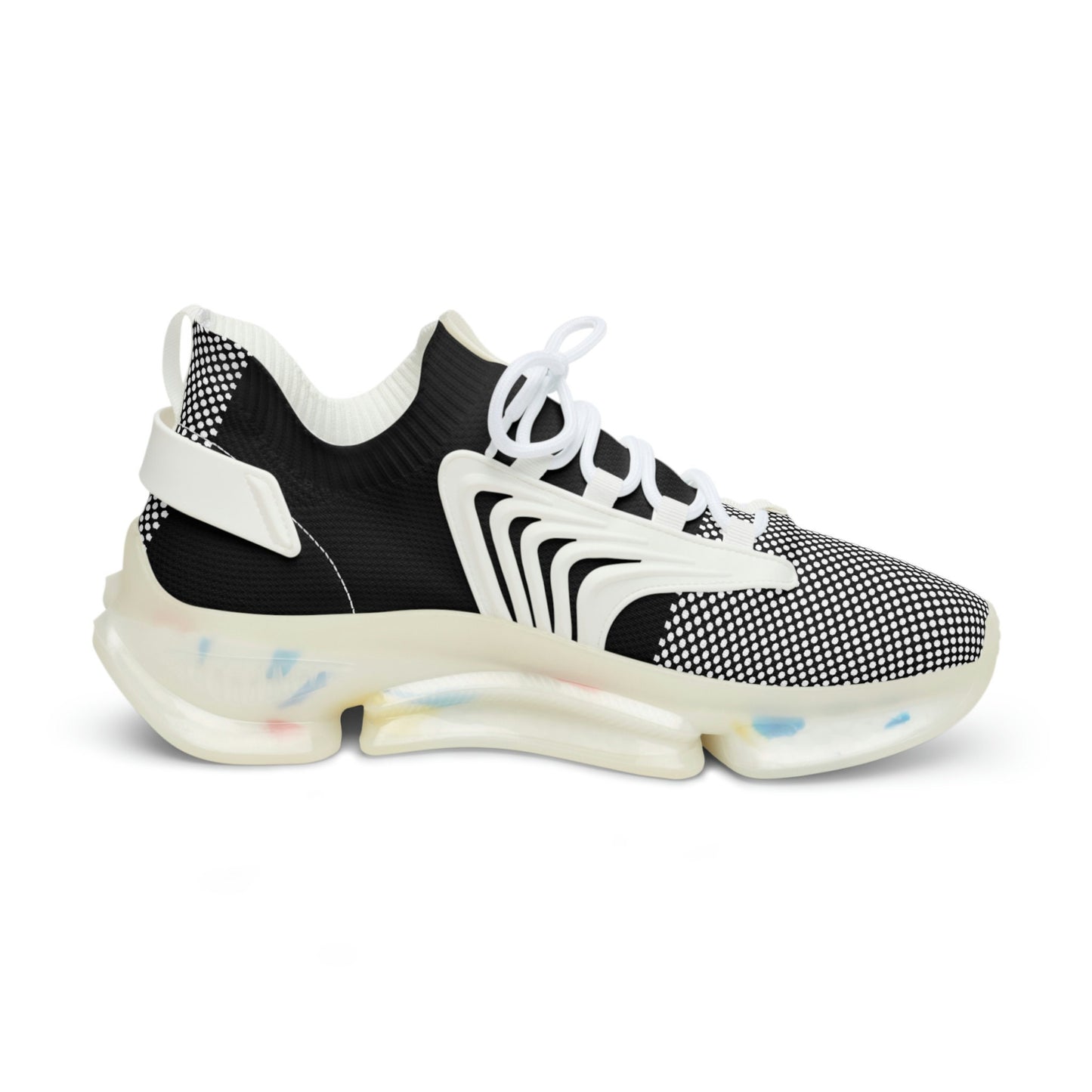 Men's Black and White Sneakers