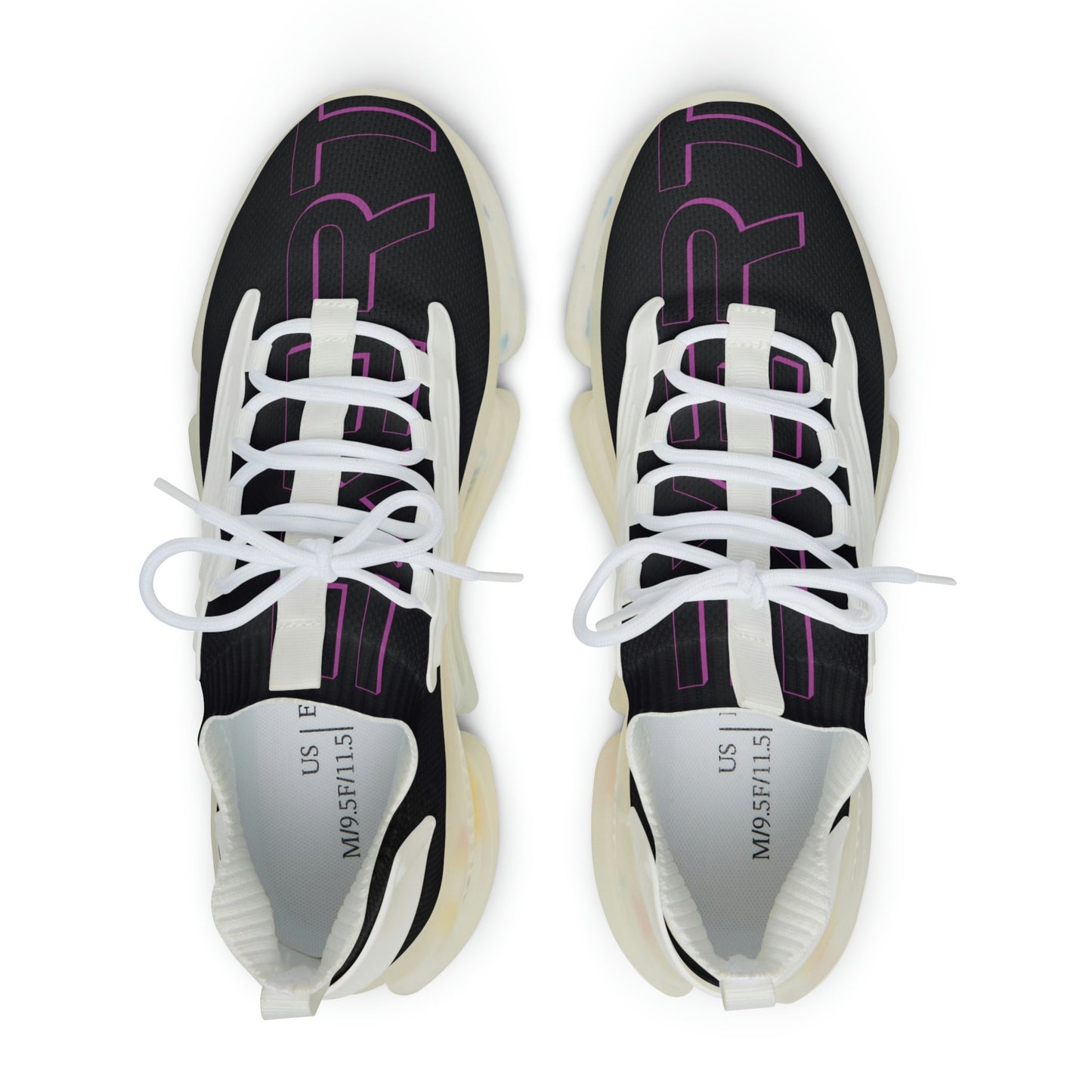 Men's Black and Purple Sneakers