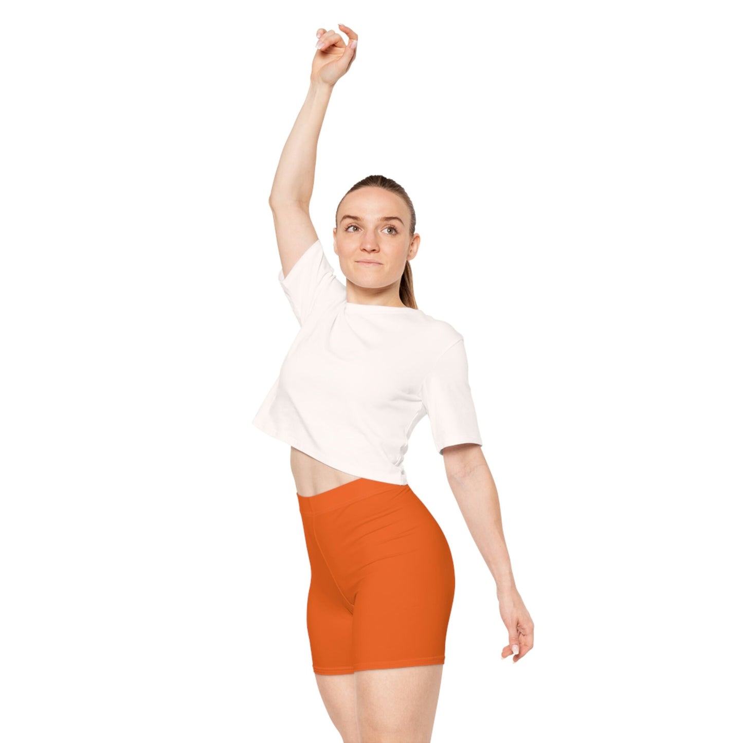 Orange Biker Shorts Orange shorts