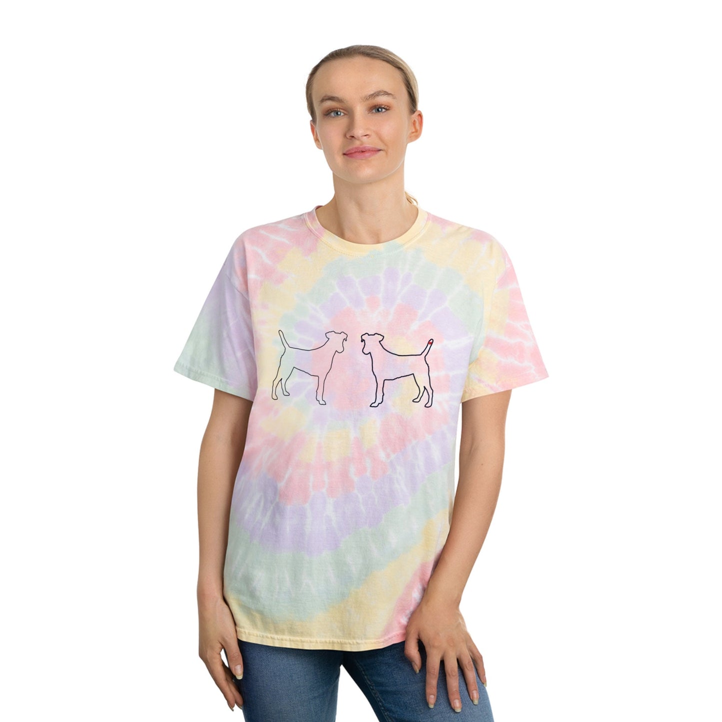 Black Dog Tie-Dye Tee, Spiral