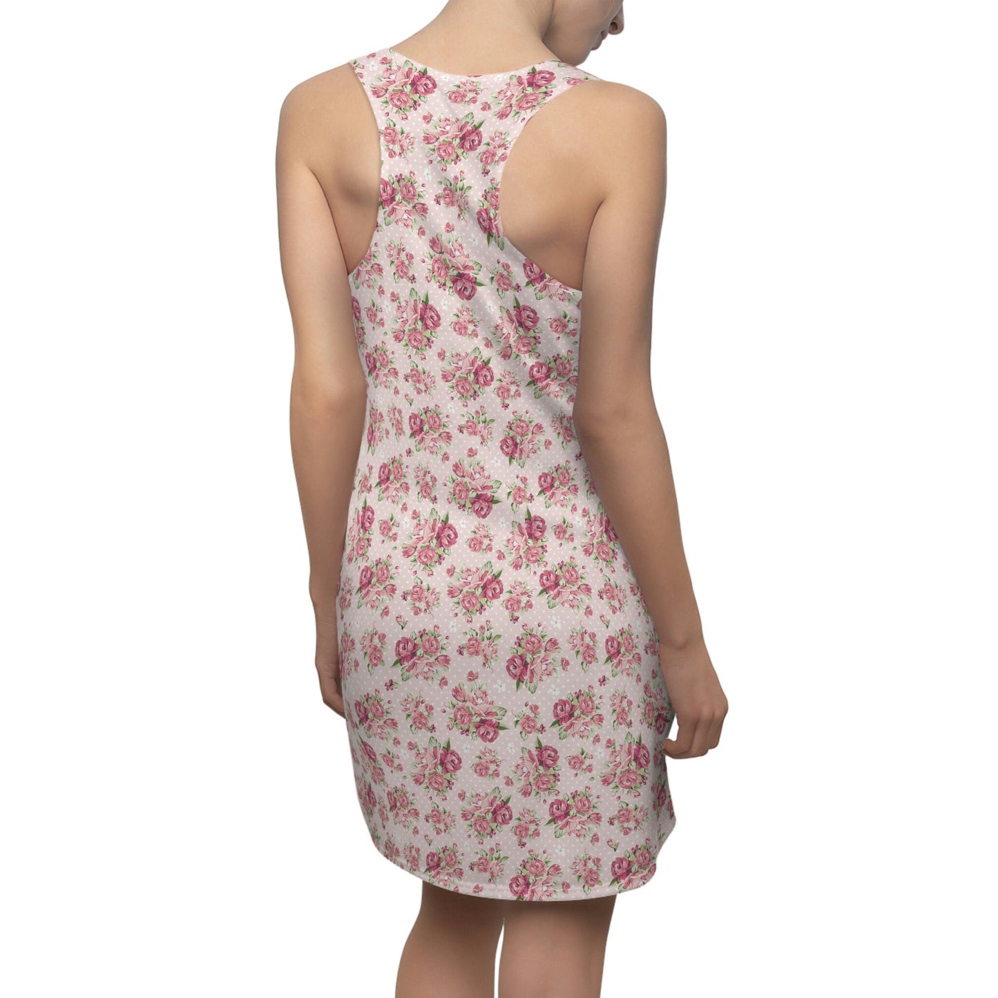 Women's Floral Pink Dress