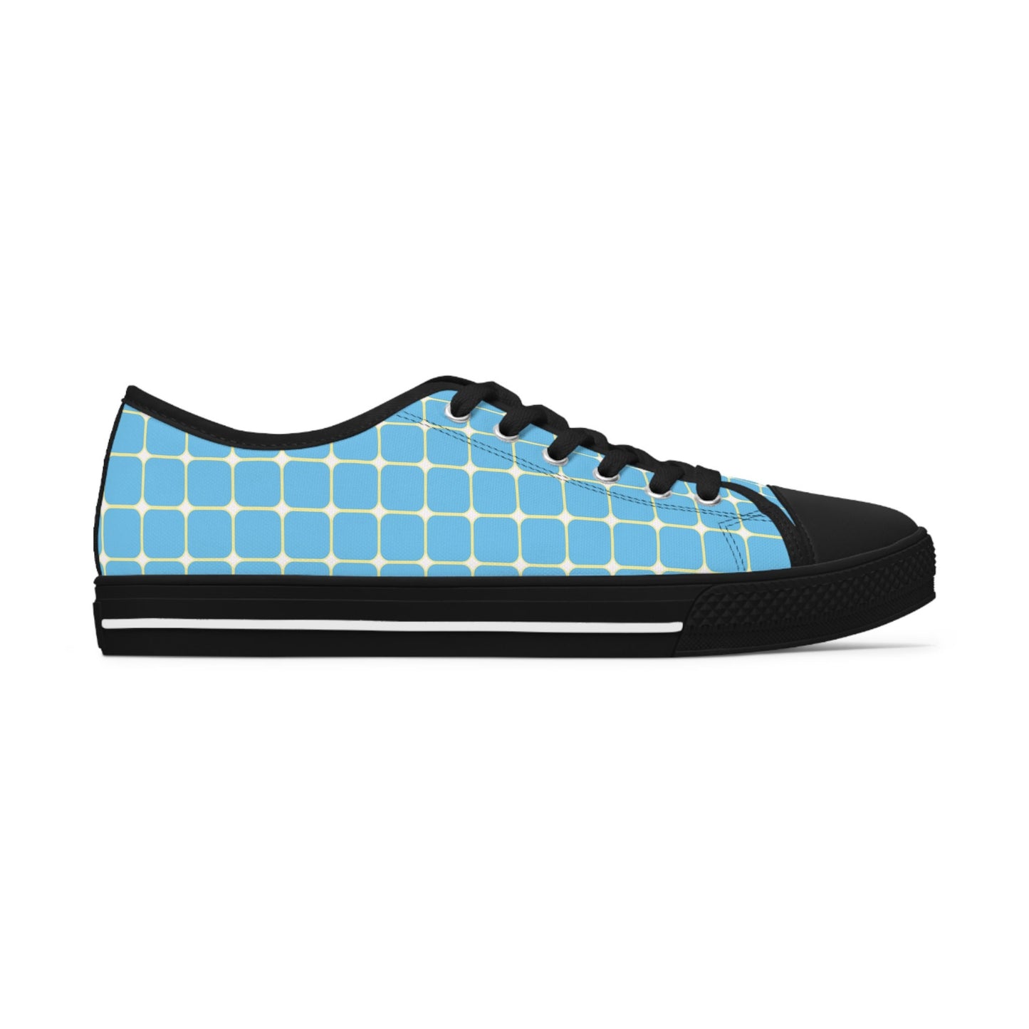 Women's Low Top Light Blue Sneakers