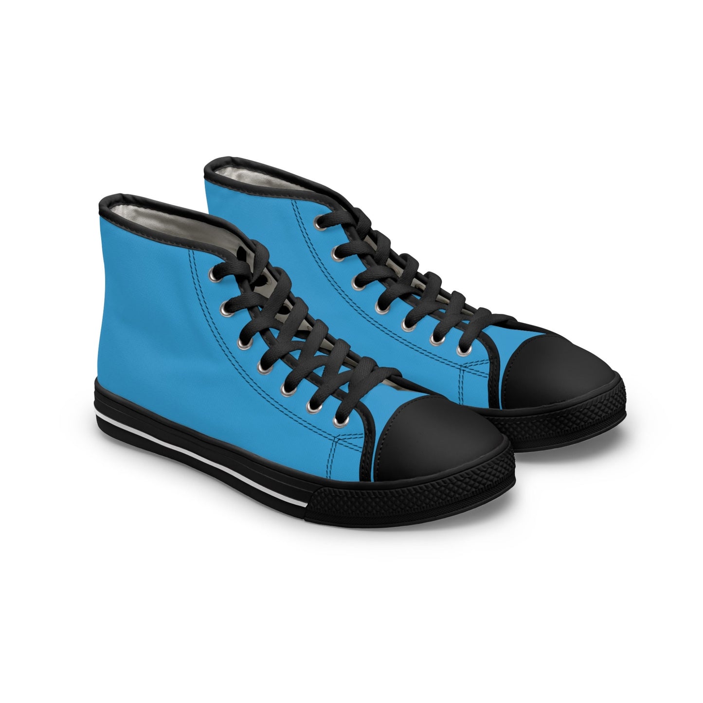 Women's Blue High Top Sneakers
