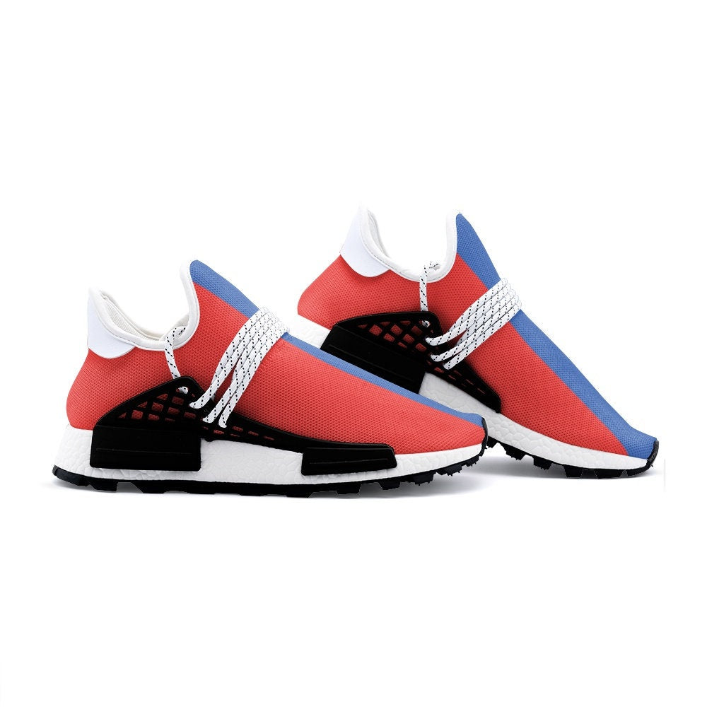 Unisex Red White And Blue Lightweight Sneaker