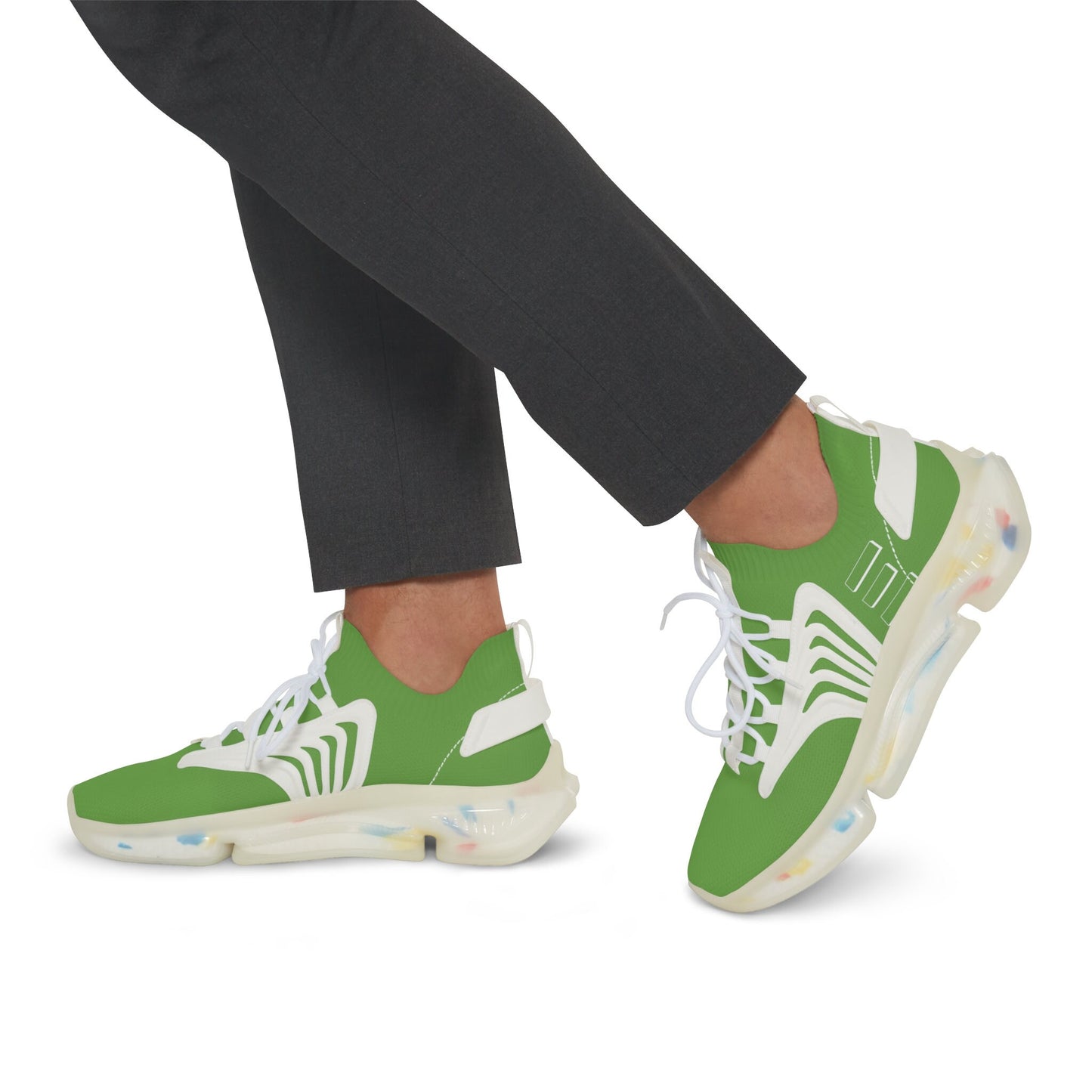 Men's Mesh Bright Green Sneakers