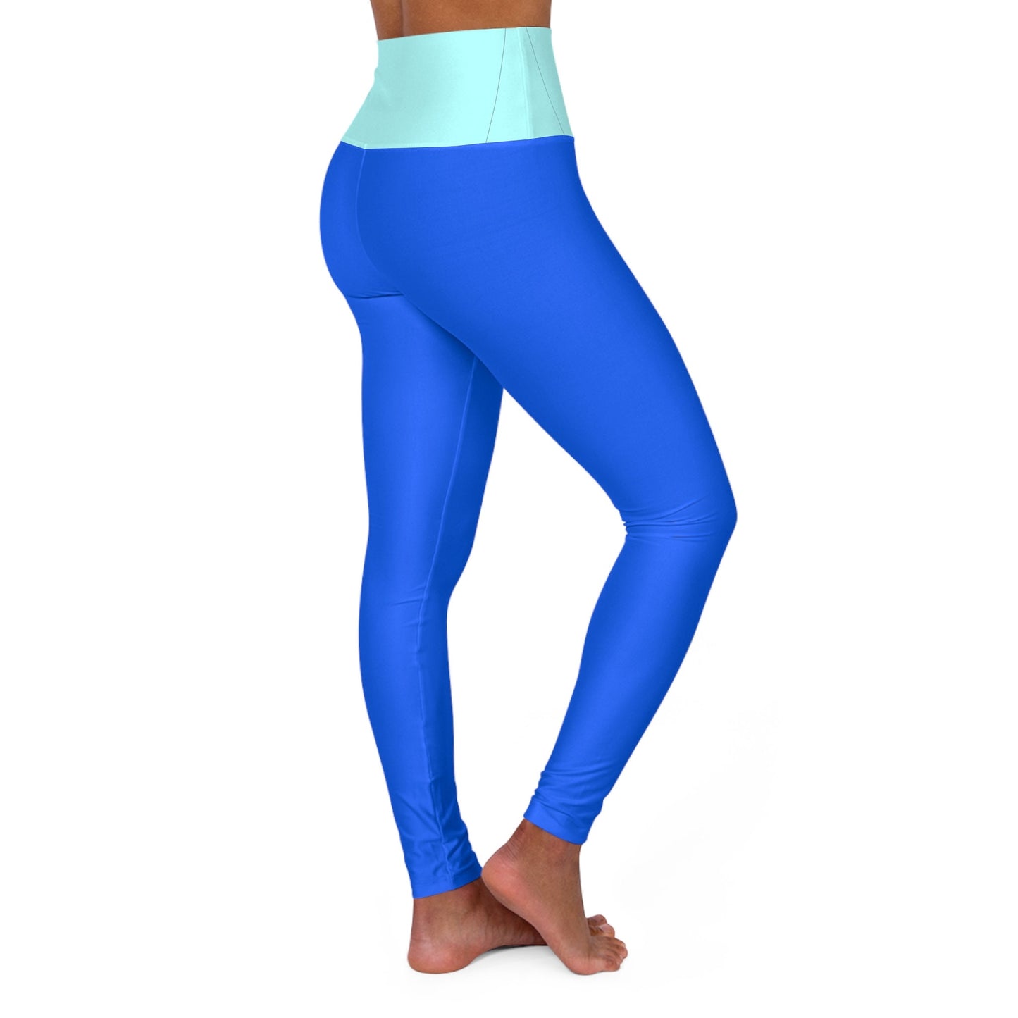 Blue Skinny Fit Leggings