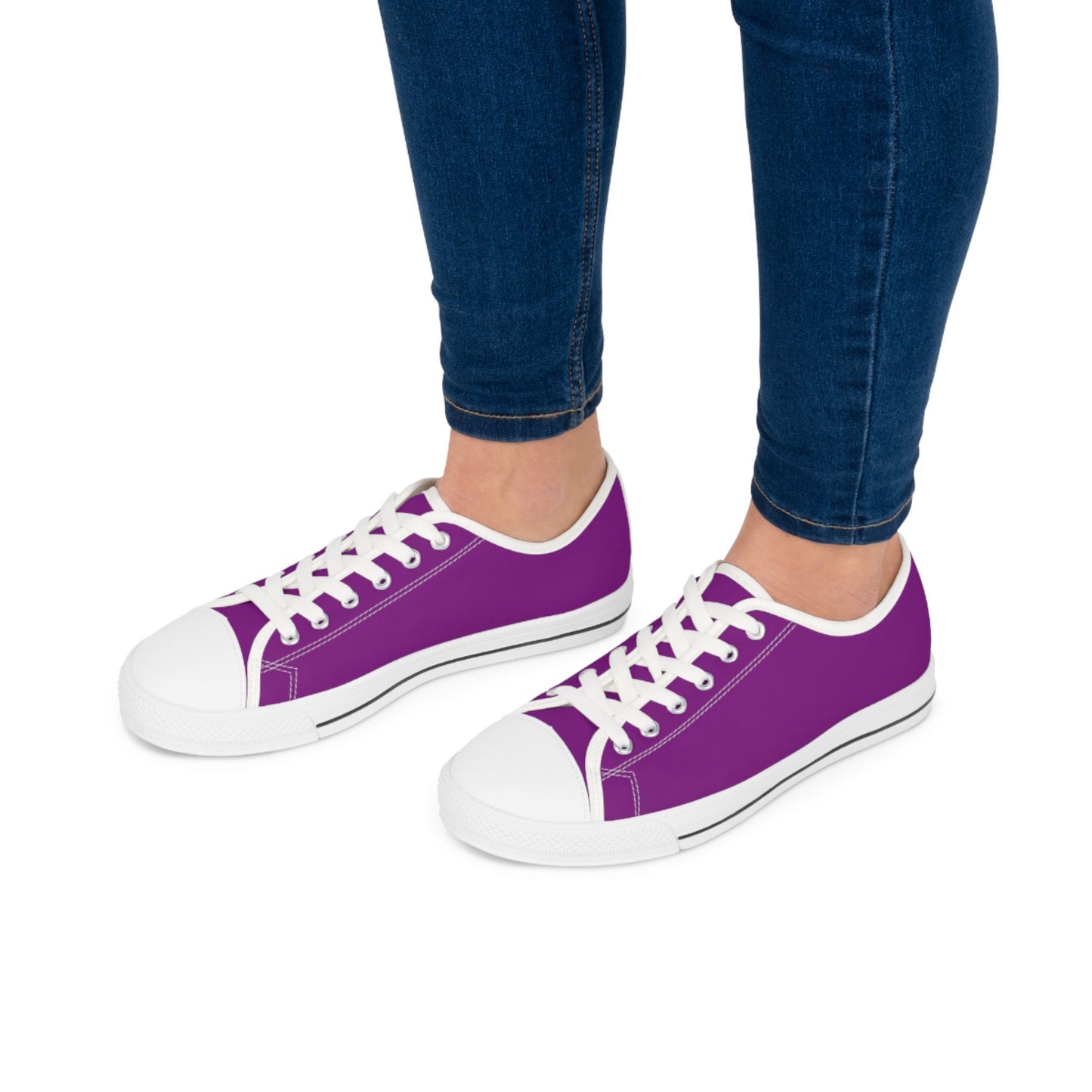 Women's Low Top Purple Sneakers