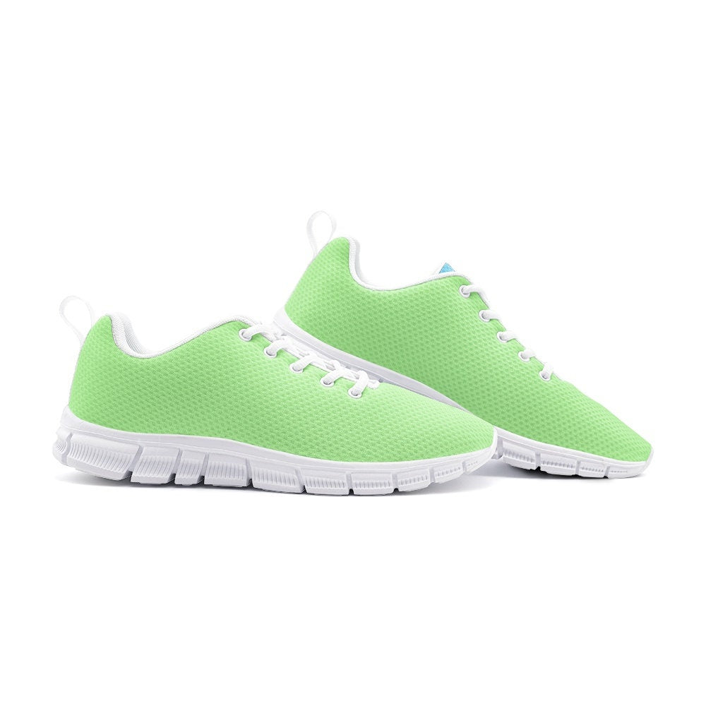 Bright Green Sneakers Unisex Sizes Lightweight Sneakers