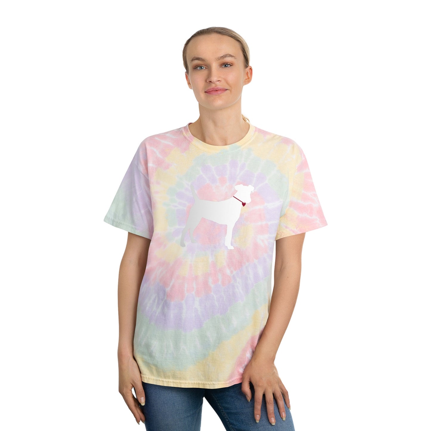 Tie-Dye Tee, Spiral Dog Design Tees