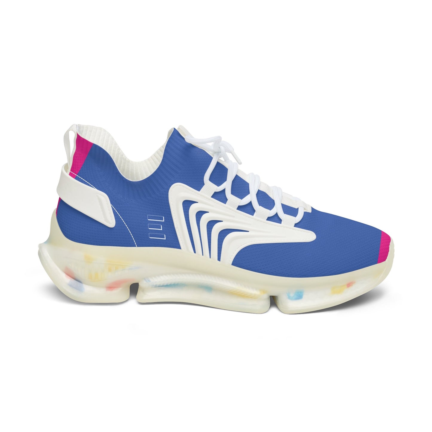 Women's Blue and Pink Sneakers
