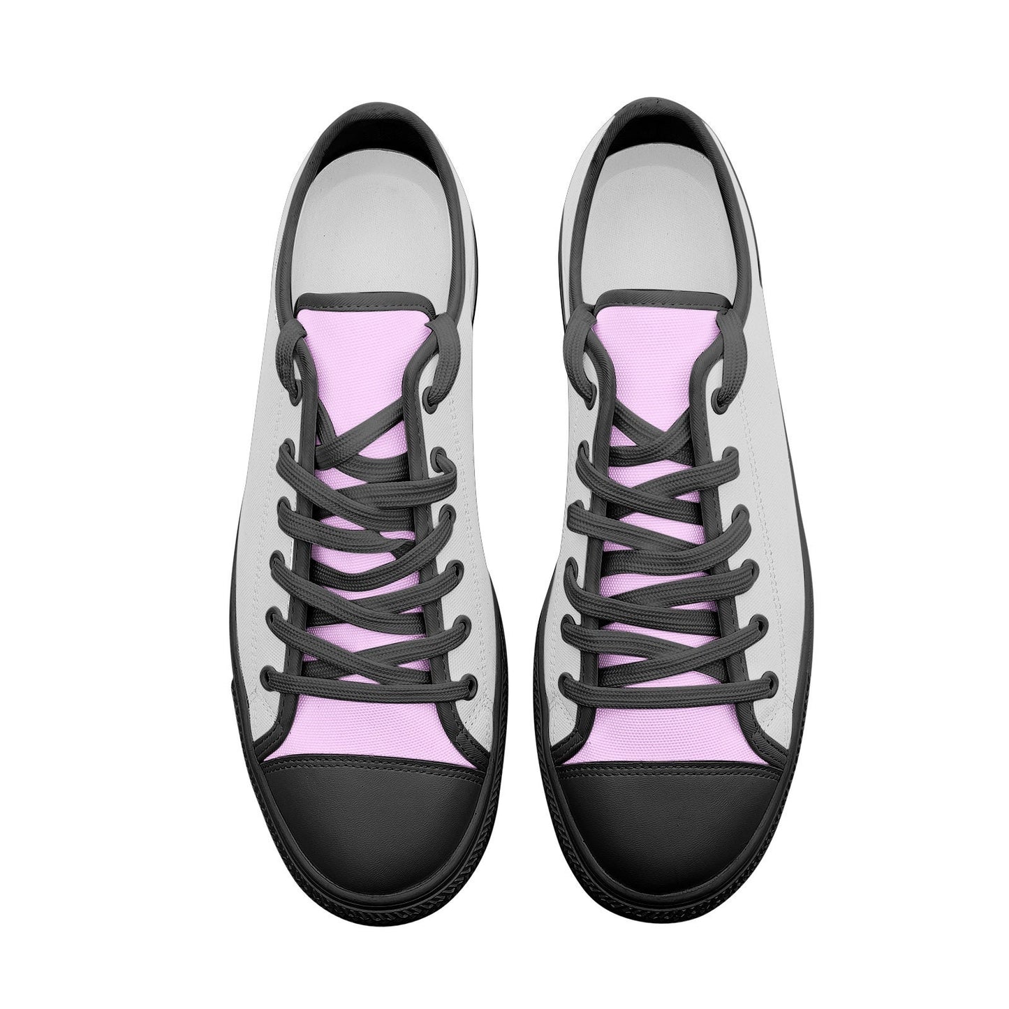 Pink Sneakers Unisex Low Top Canvas Shoes