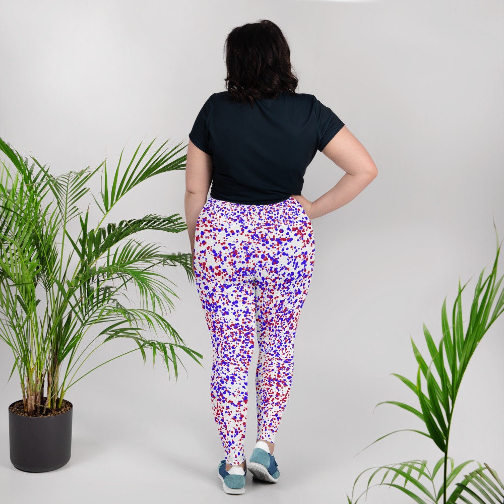 All-Over Print Plus Size Leggings