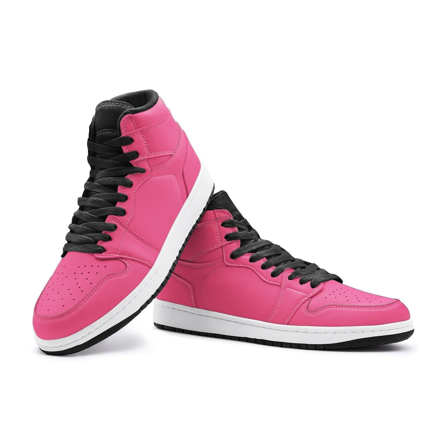 Pink High Top Sneakers Unisex