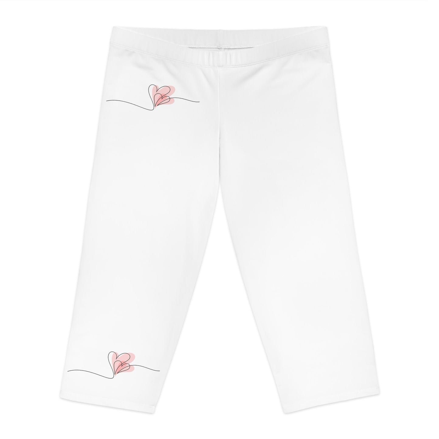 White Capri Leggings Women's Capri Leggings