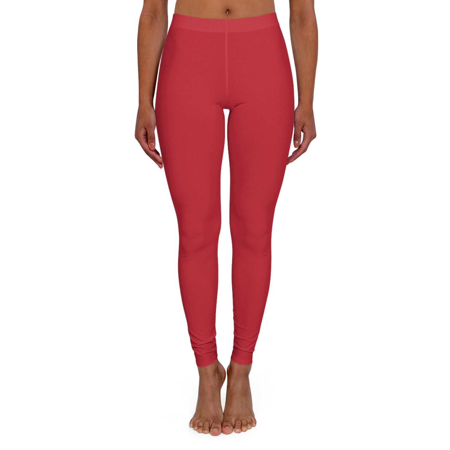 Women's Red Spandex Leggings
