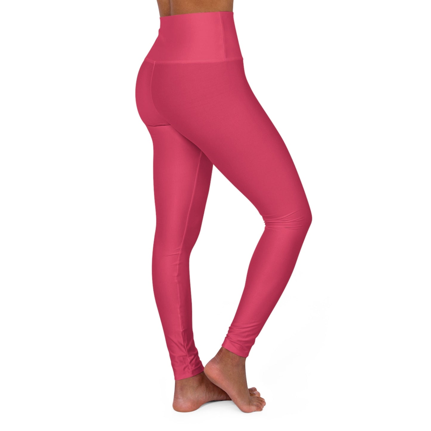 High Waisted Red Yoga Leggings Skinny Fit Leggings