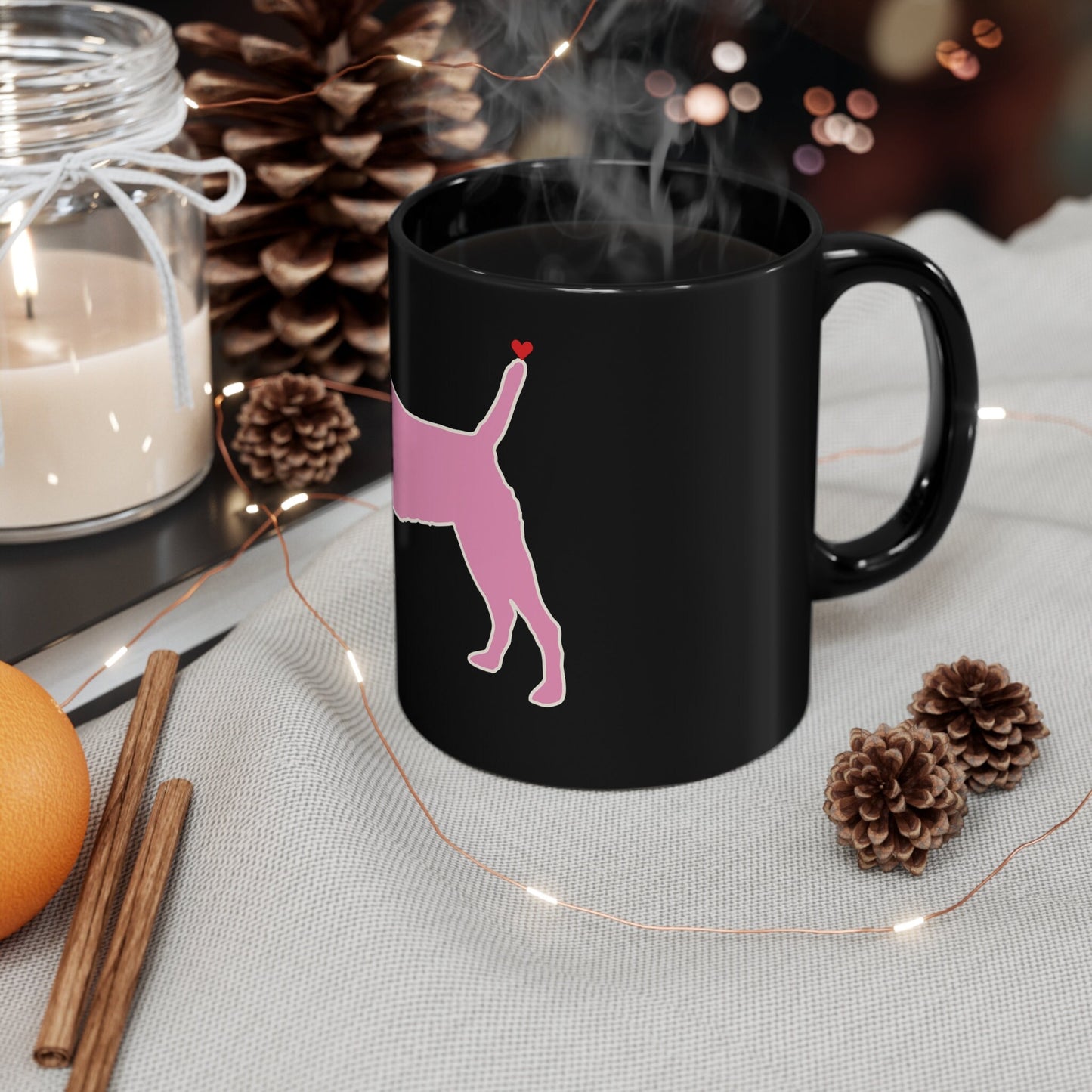 Dog Lovers 11oz Black Mug