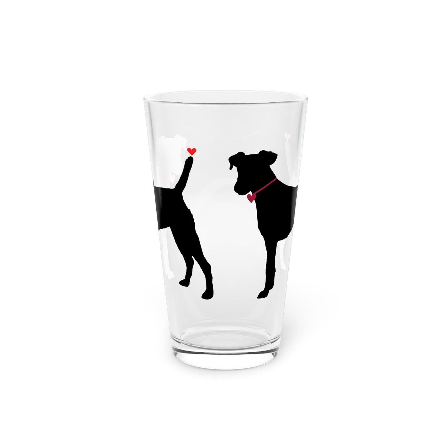 Black Dog Pint Glass, 16oz