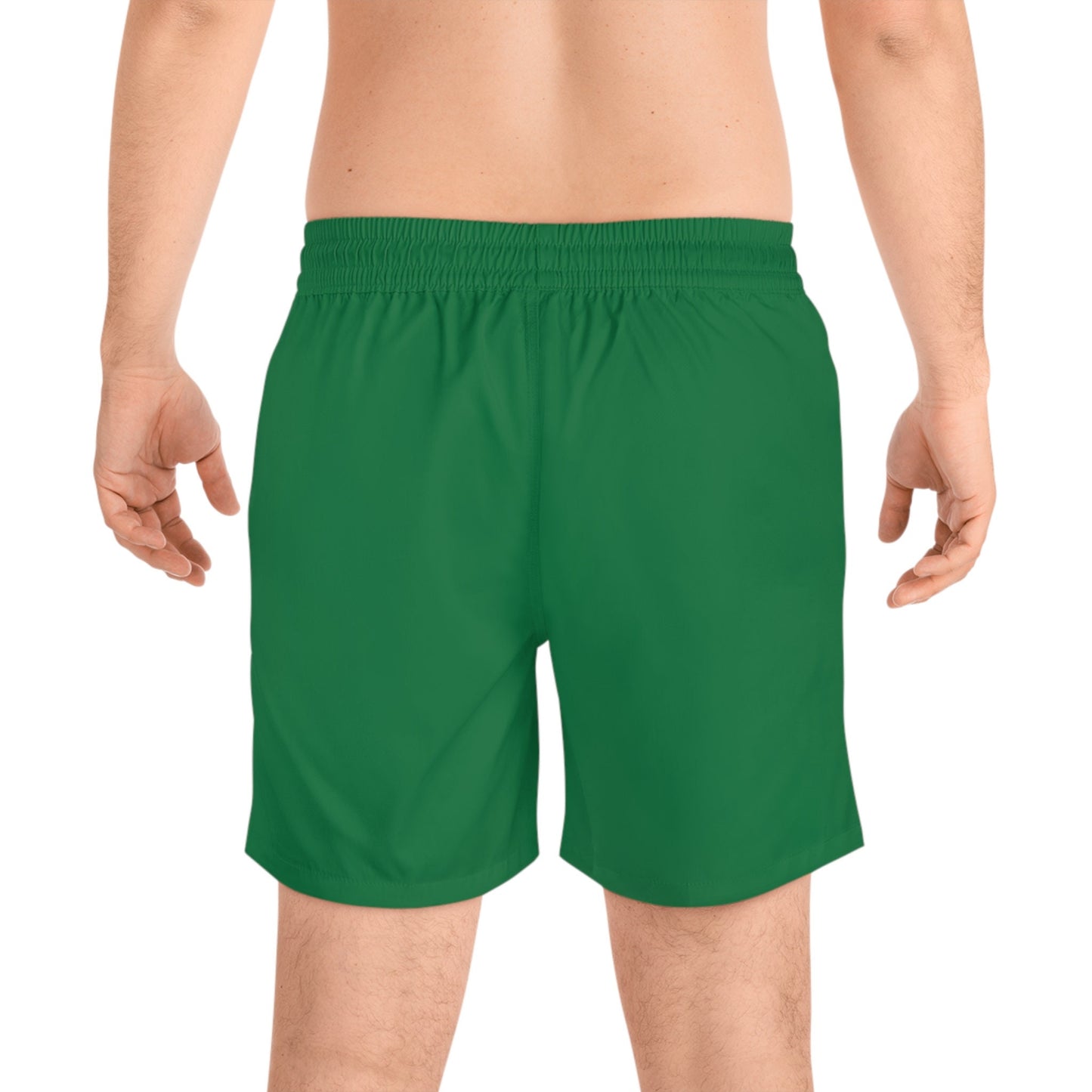 Men's Mid-Length green Swim Shorts