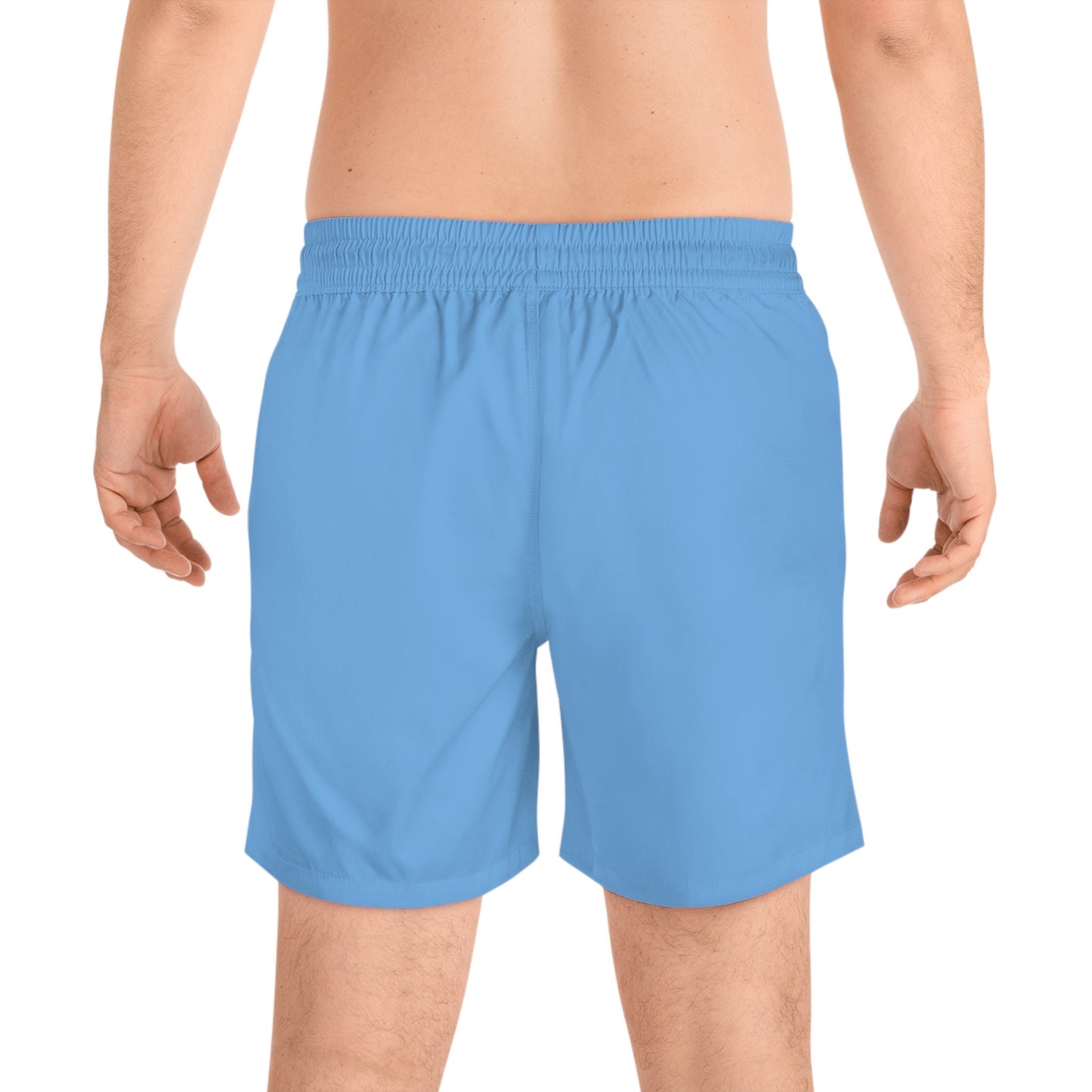 Men's Mid-Length blue Swim Shorts