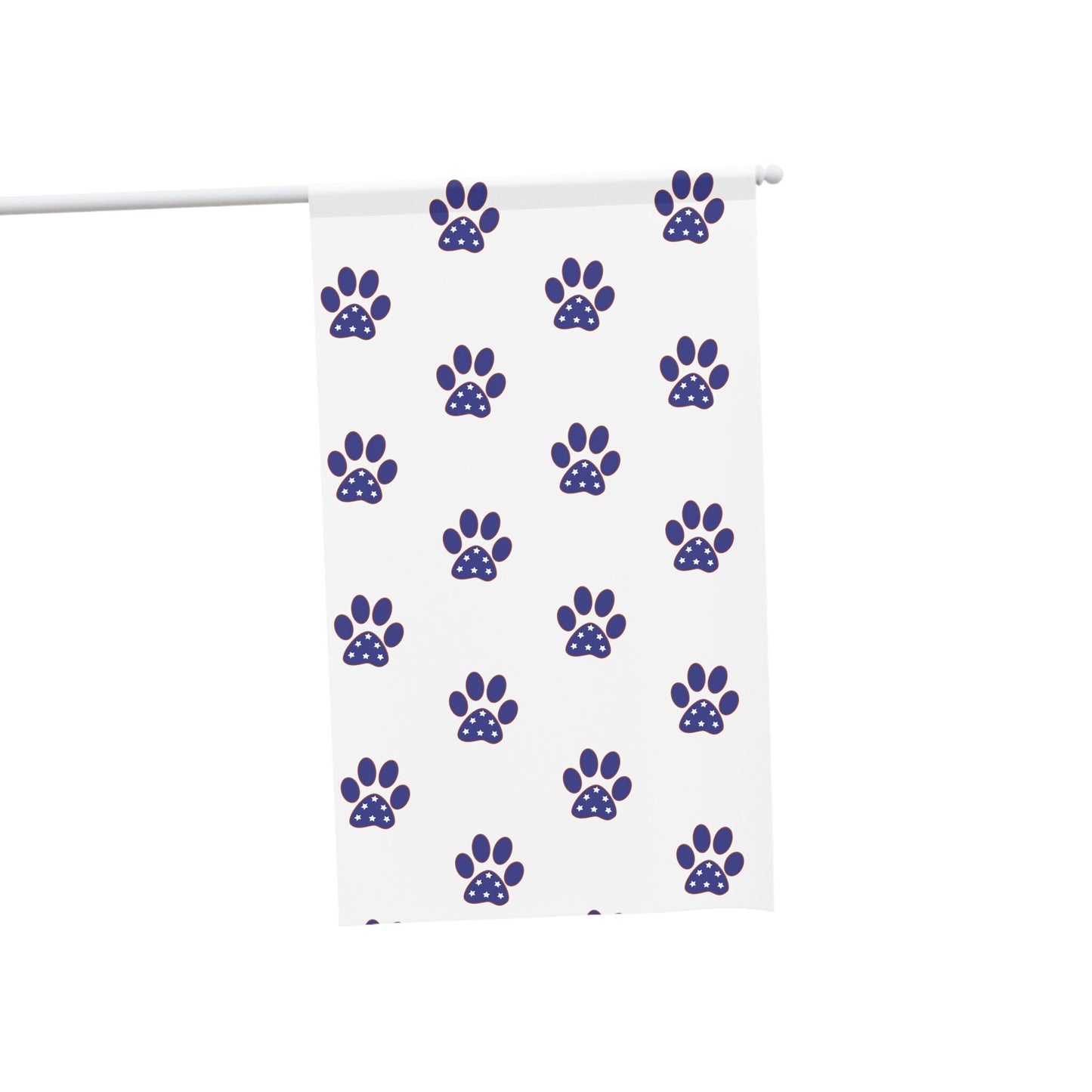 Paw Print Patriotic Flags