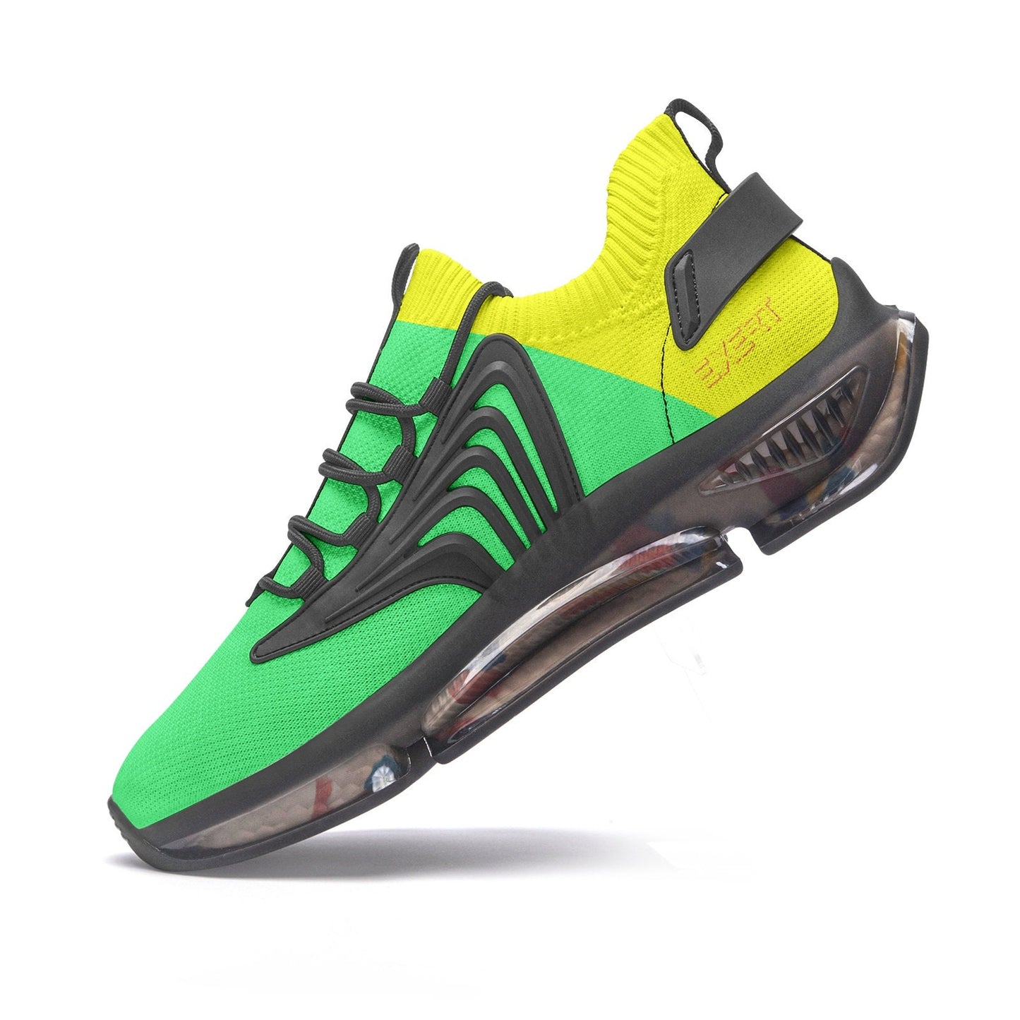 Green Exercise Sneakers Unisex Low Top Mesh Sneakers