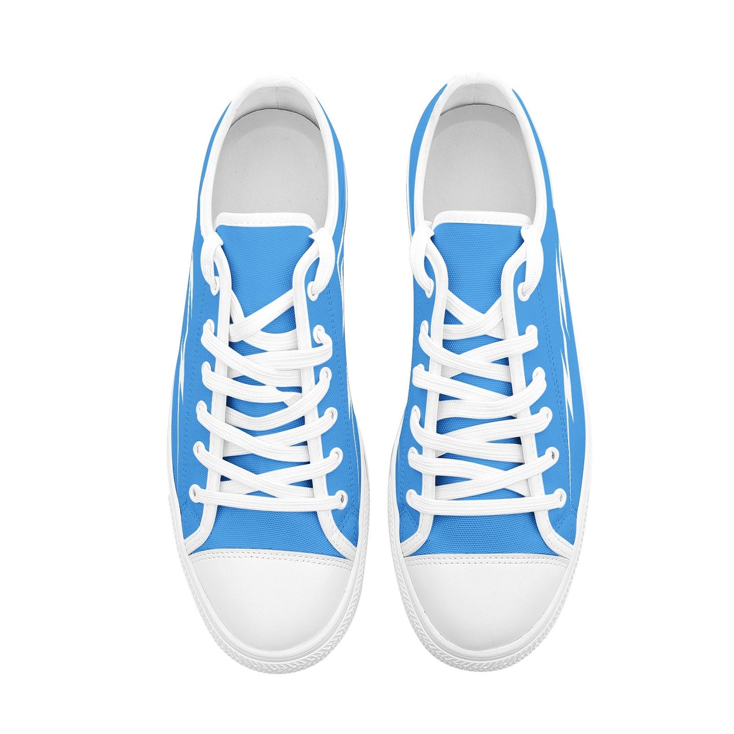 Blue Casual Sneakers Unisex Low Top Canvas Shoes