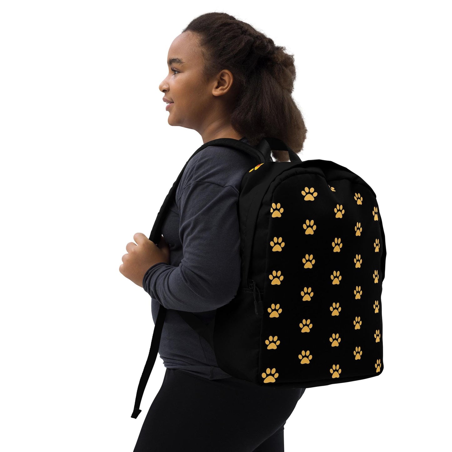 Dog Paw Prints Back Packs Minimalist Backpack