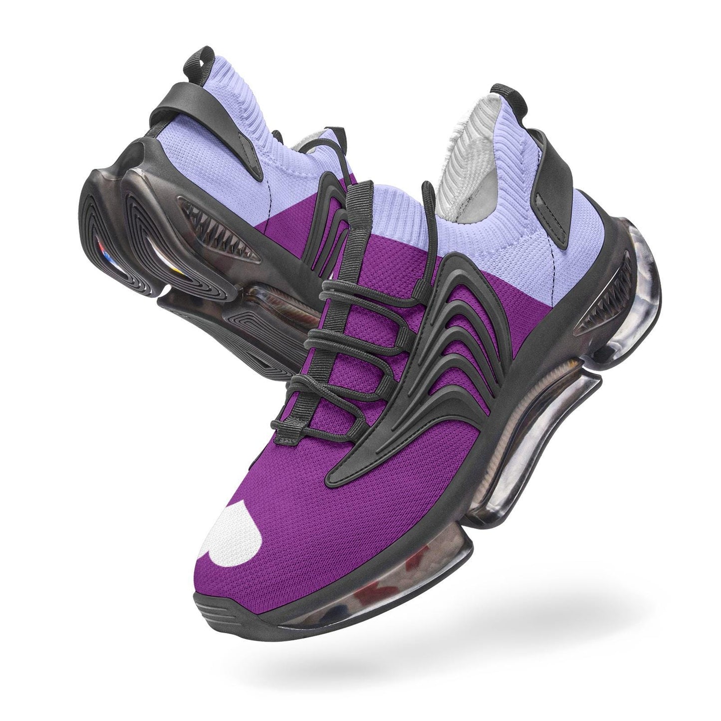 Purple Sneakers Unisex Low Top Mesh Sneakers