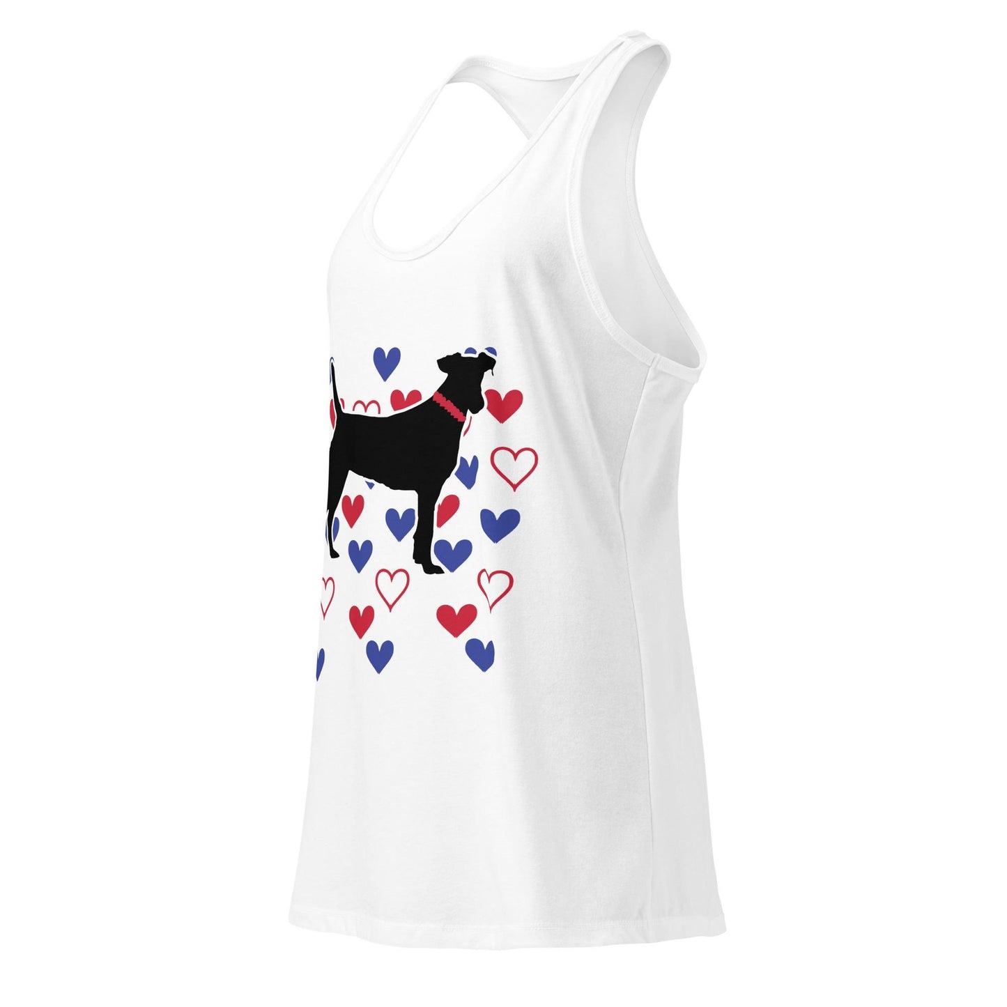 Dog Lovers Womens fitted racerback tank top