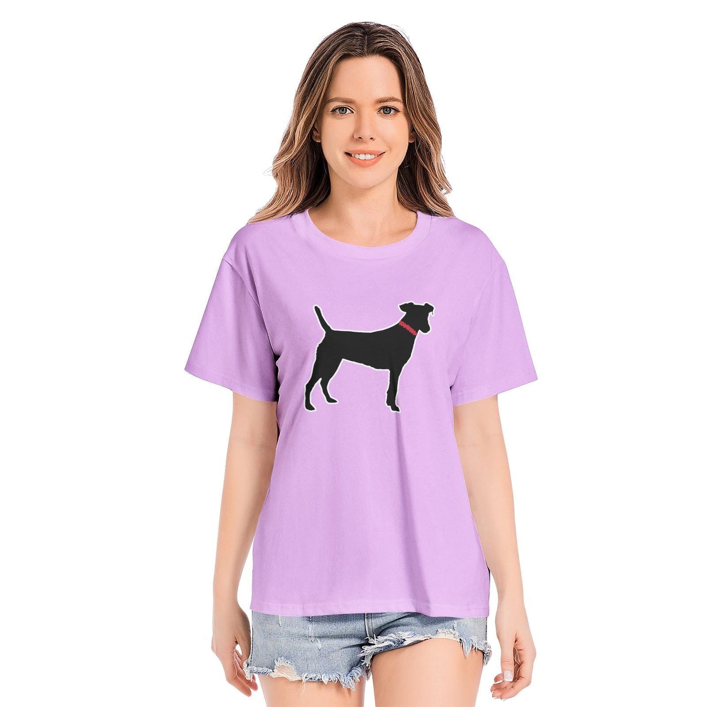 Black Dog Pink T-shirts
