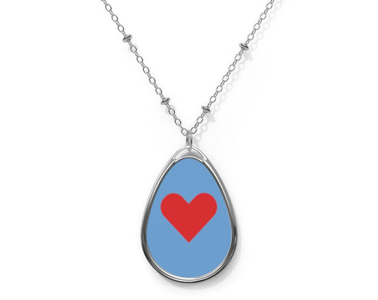 Oval Heart Necklaces