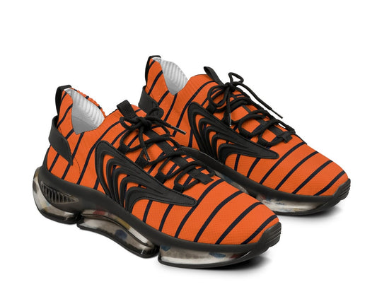 Black and Orange Sneakers