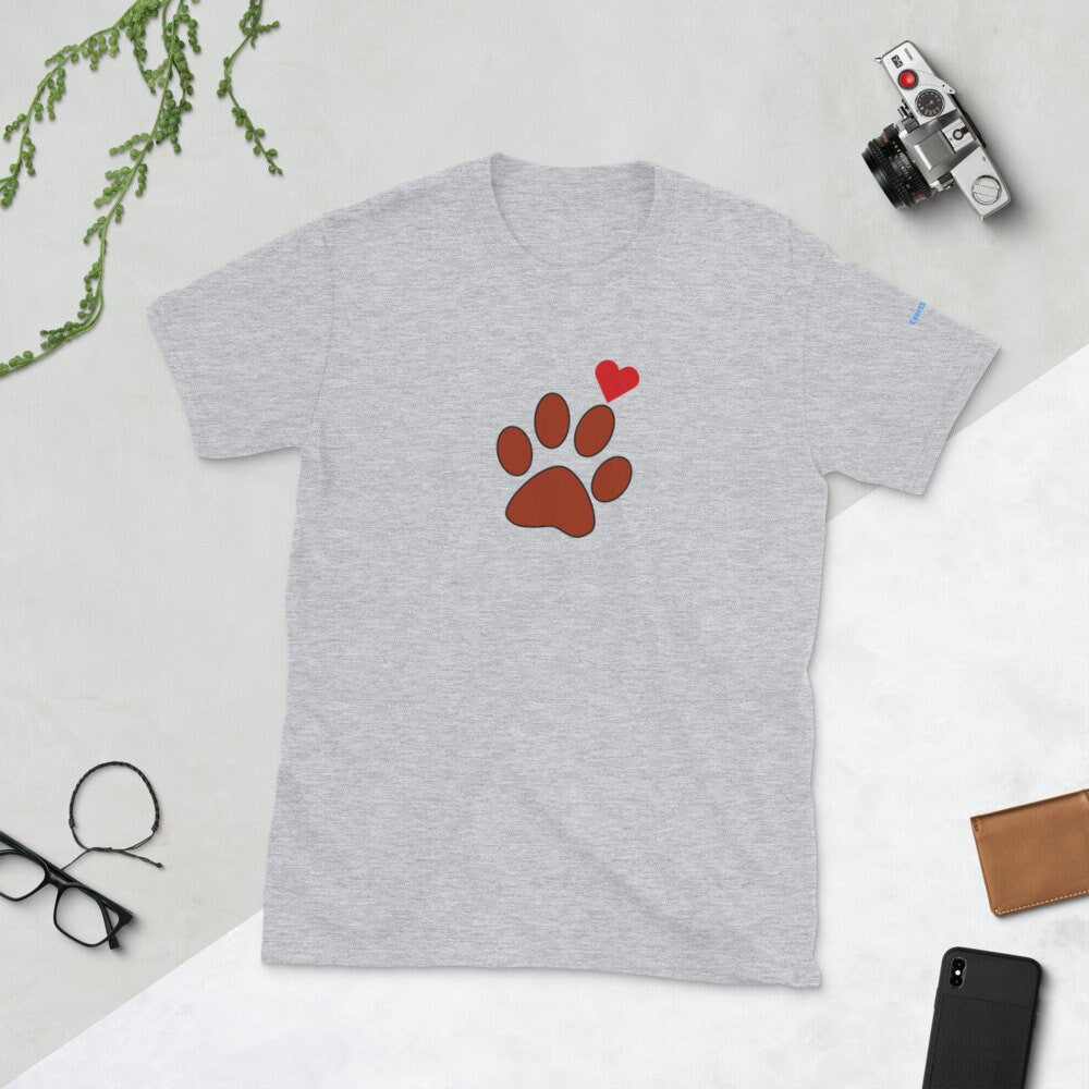 The Paw Print Tee Short-Sleeve Unisex T-Shirt
