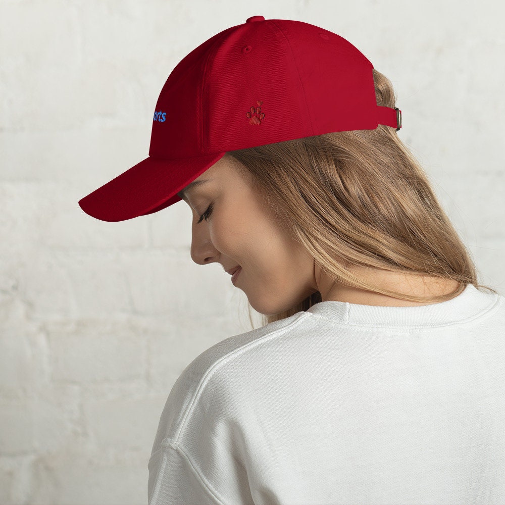 Paw Print In Back Dad Hat