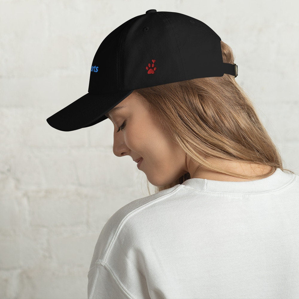 Paw Print In Back Dad Hat