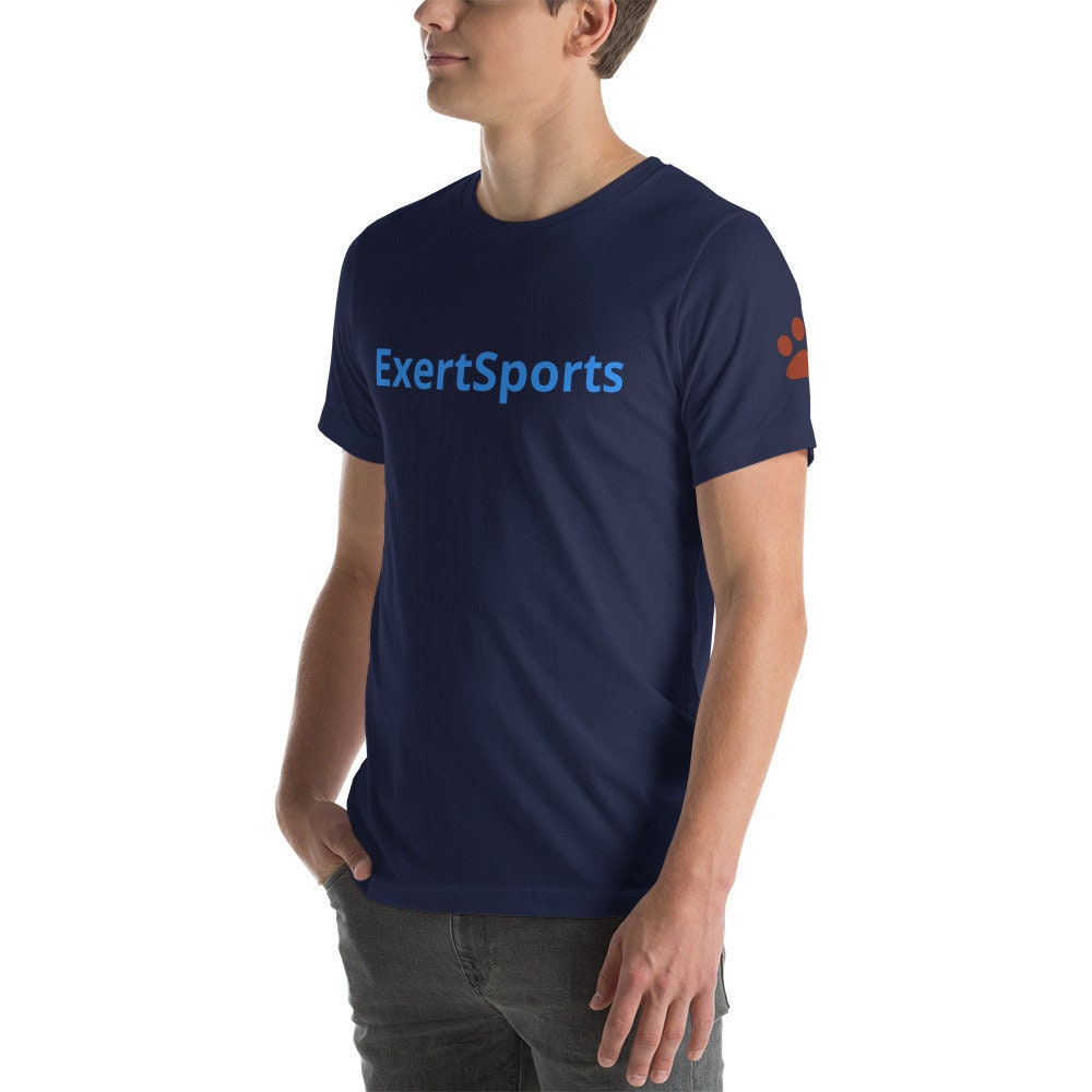 Paw Print On Sleeve Short-Sleeve Unisex T-Shirt