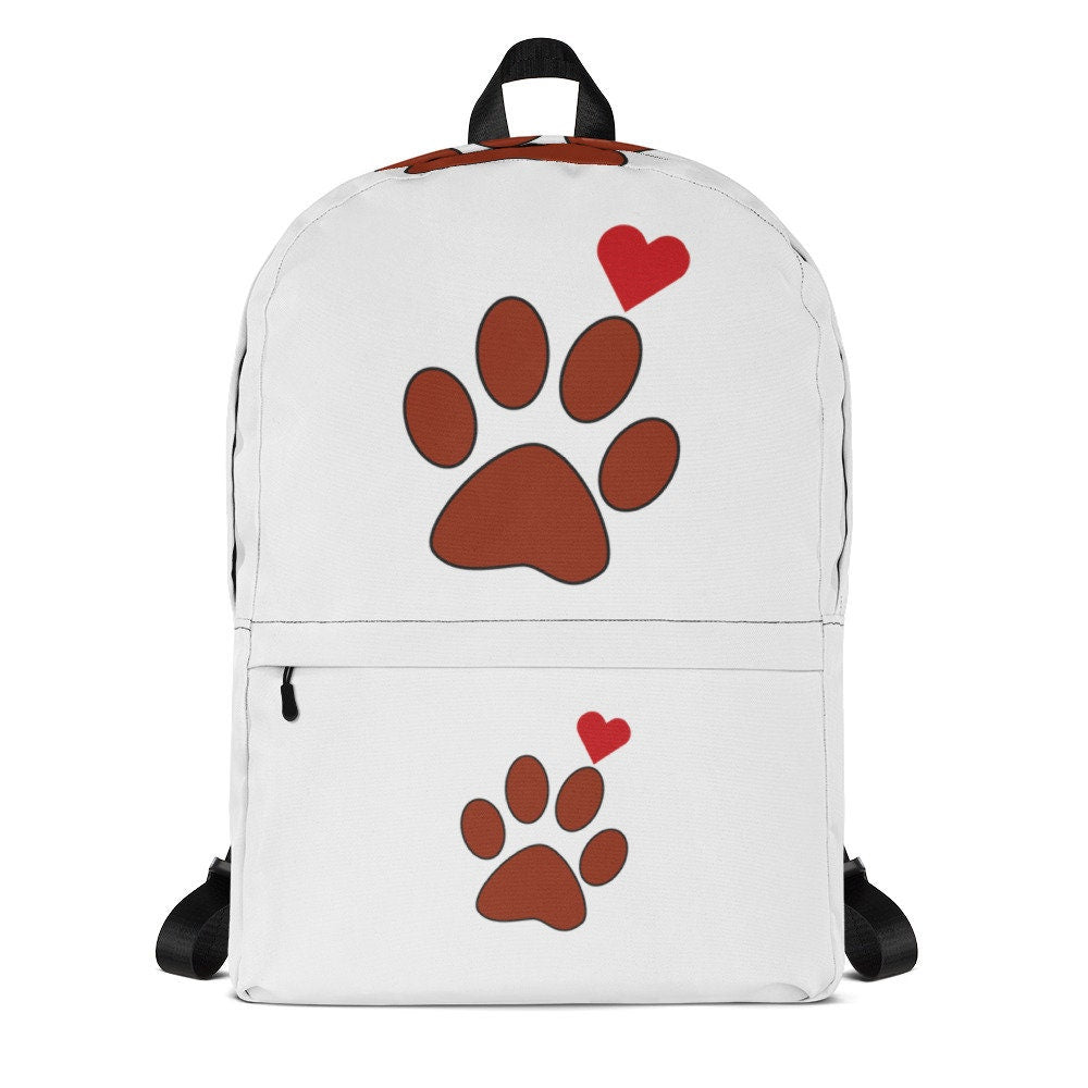 Paw Print Backpacks