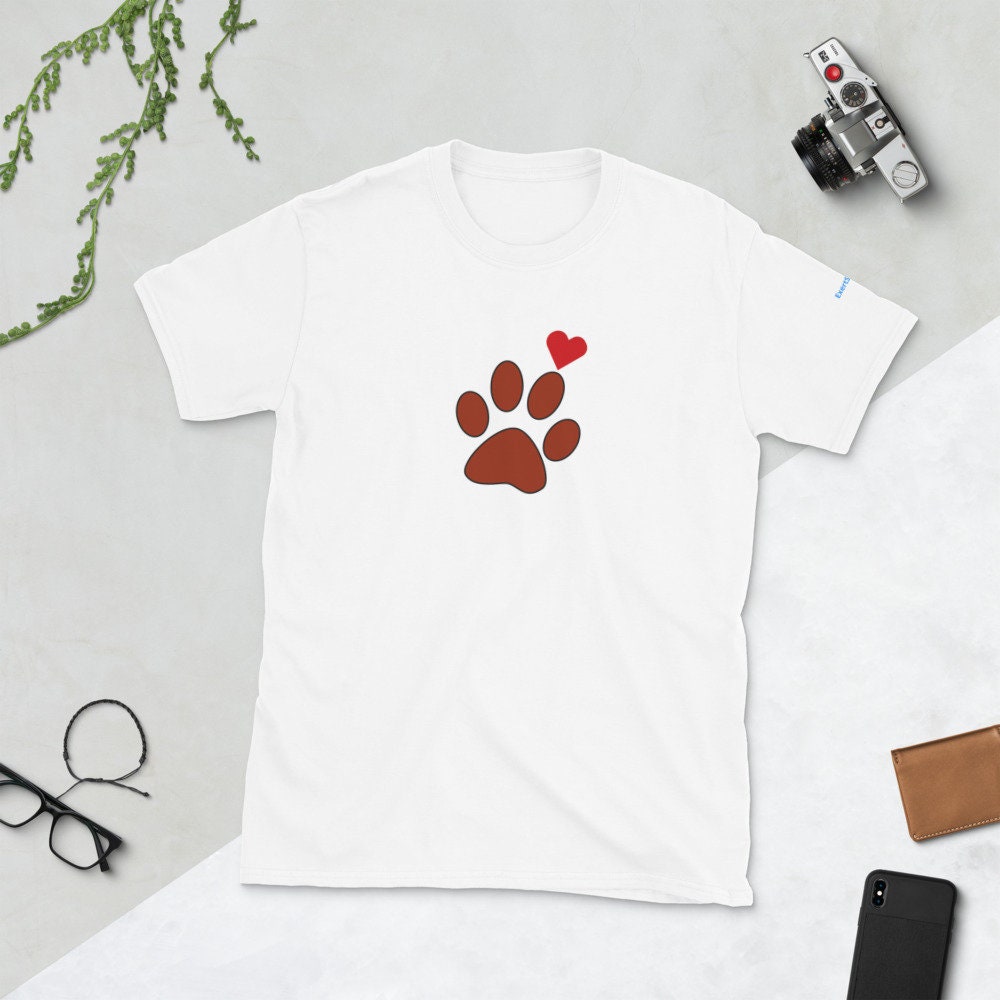 The Paw Print Tee Short-Sleeve Unisex T-Shirt