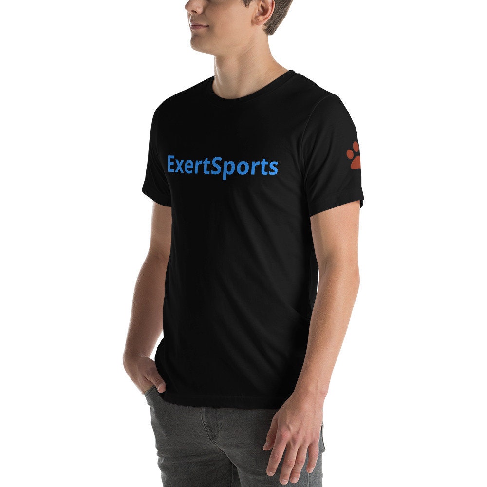 Paw Print On Sleeve Short-Sleeve Unisex T-Shirt