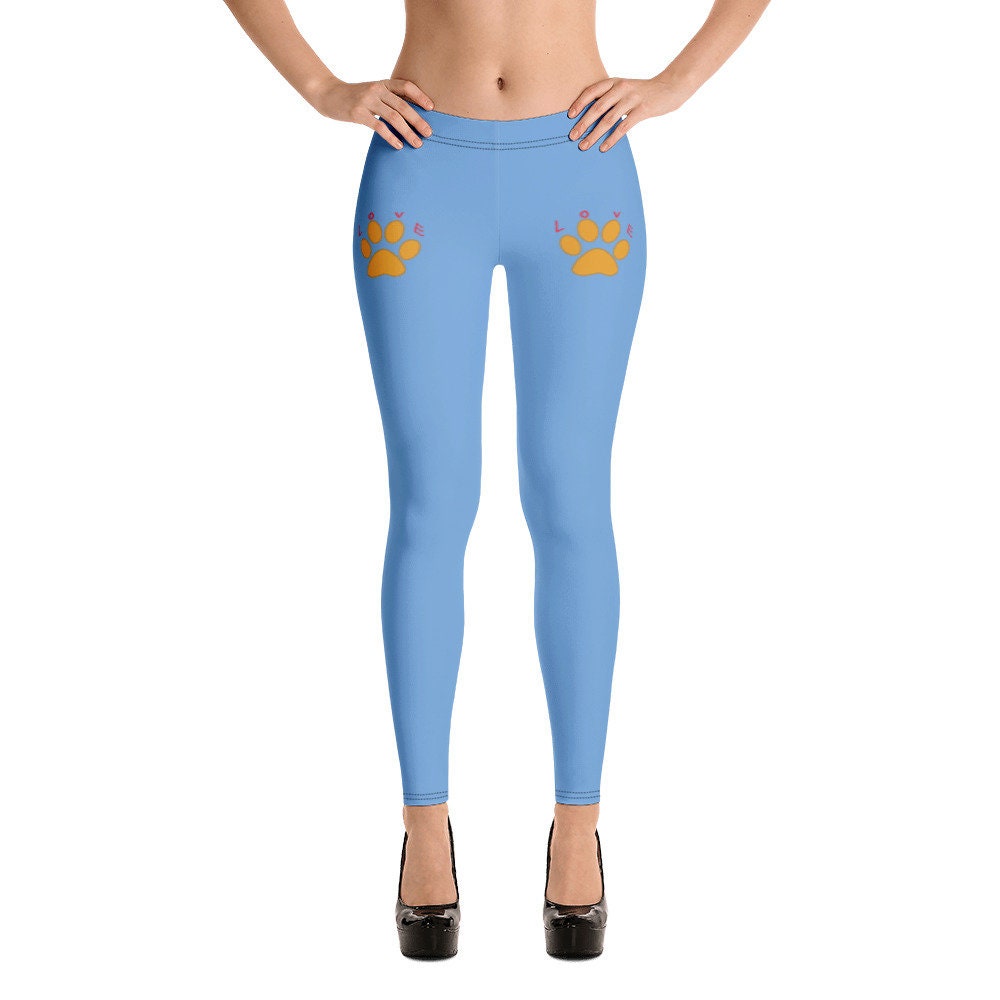 Blue leggings