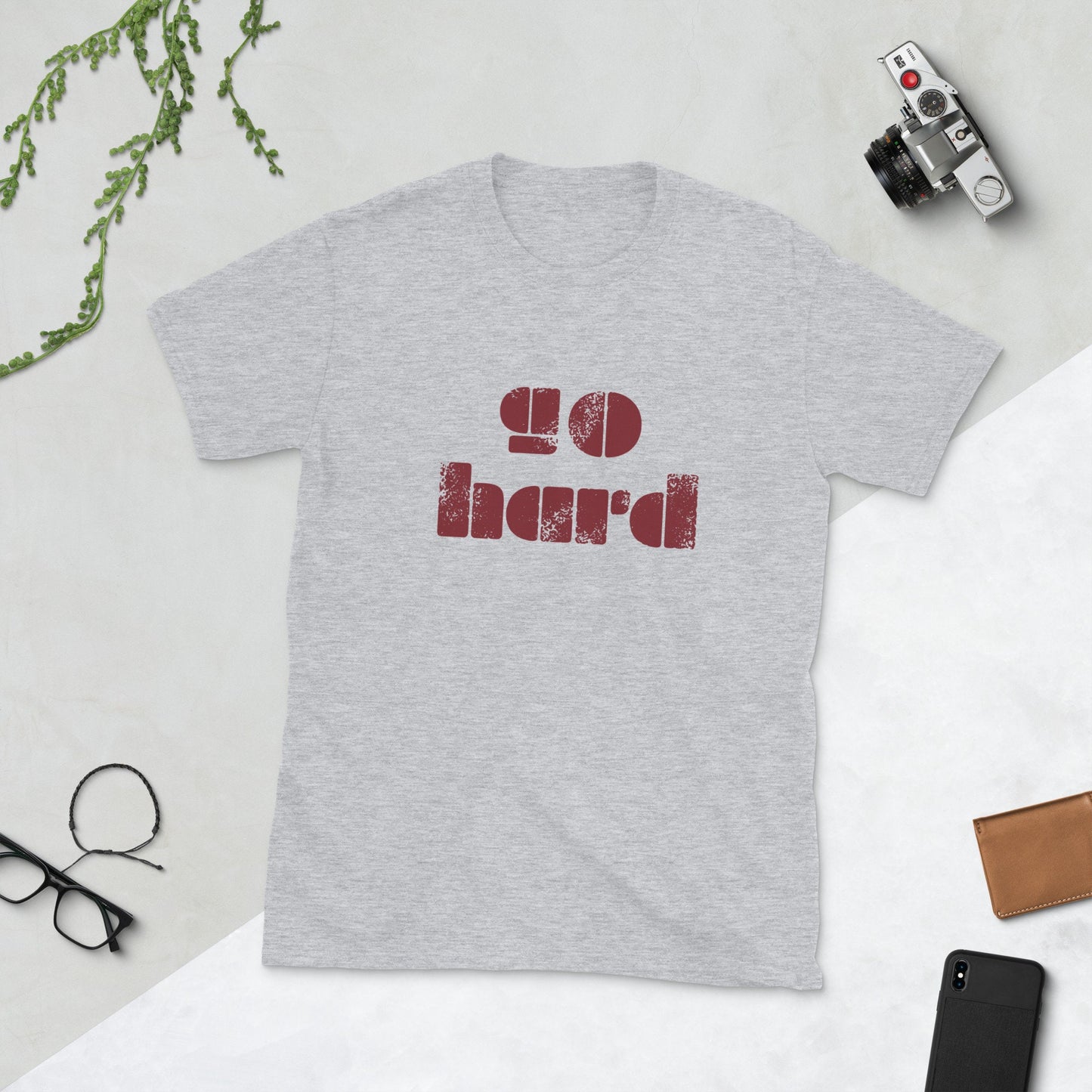 Go Hard! Comfy Short-Sleeve Unisex T-Shirt