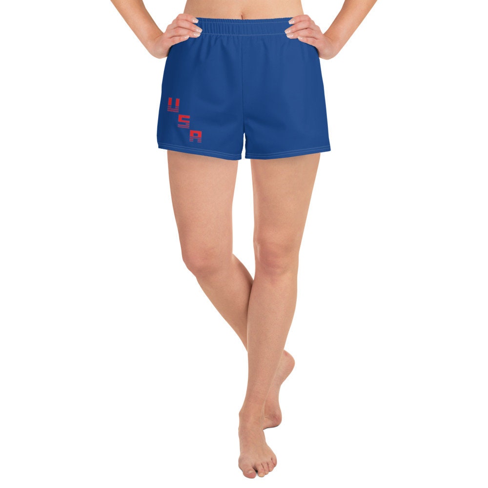 USA Women's Athletic Short Shorts