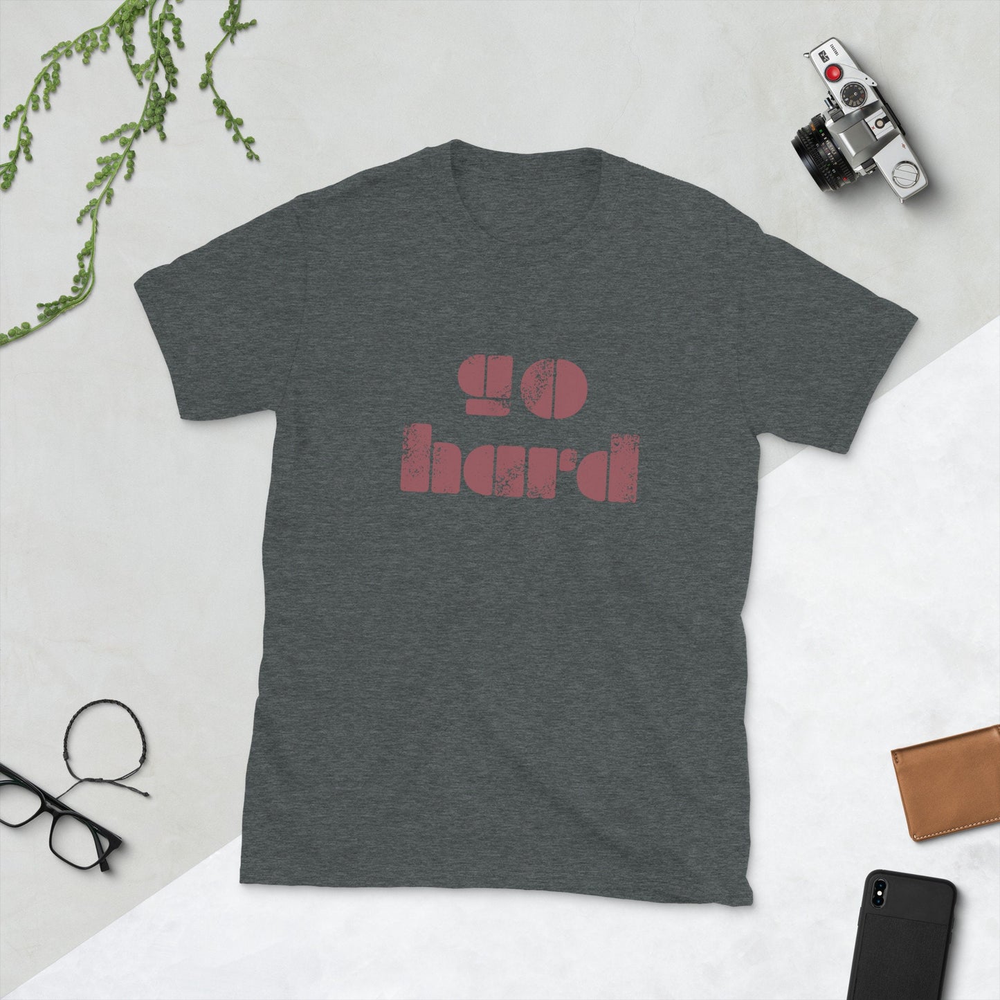 Go Hard! Comfy Short-Sleeve Unisex T-Shirt